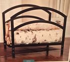 490851011056 Home Fireplace Log Holder Metal Fire Wood Stove