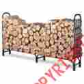 494660 Firewood Rack Landmann Log Storage Holder Wood Outdoor Heavy Duty 8 Foot Fireplace New 791963494660
