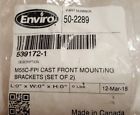M55c-fpi 50-2289 Enviro Pellet Stove Cast Front Mounting Brackets Set Of