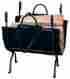 51036 Blue Rhino Black Cast Iron Deluxe Log Holder 734130751036