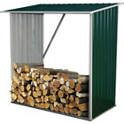 2-3-cord 51669 Stonegate Designs Galvanized Steel Firewood Shed Capacity Model