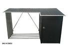 53651 Duramax Building Products Woodstore Combo Anthracite Metal Log Store
