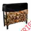 537639 Xtremepowerus 4 Ft Outdoor Firewood Rack Log Wood Storage With Cover Rac 715050826226
