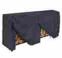 55-300-010401-11 Garden Treasures Gardentreasures Polyester Firewood Cover Log Rack Storage 98 L X 26 W 44 H 52963 01700