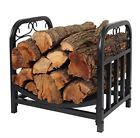 611434237469 Patio Watcher Decorative Metal Firewood Rack Log Wood