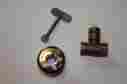 7392364 61230 Hearthmaster Straight Gas Ball Valve With Chrome Plated Flange And Zinc Key 739236612304