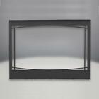 629169045808 Napoleon Fireplaces Black Zen Front For Ascent Direct