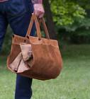 66f57 Plow Hearth Suede Leather 191386009494