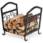 6952938340939 Unbranded Fireplace Log Holder Wrought Iron Indoor Fire