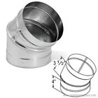 6dbk-e45ss Duravent Inner Diameter Durablack Stove Pipe Single Wall 0662492750865
