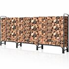 73946 Amagabeli Firewood Log Rack Fireplace Outdoor Wood Storage 742177973946