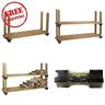2x4basics 744110689235 Hopkins Firewood Rack System Black
