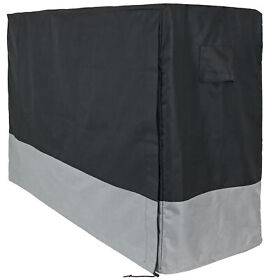Ny-253 8 Ft Heavy-duty Polyester Firewood Log Rack Cover Gray Black By Sunnydaze