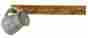 82109 Spectrum Diversified Bamboo Wall Mount 4 Peg Wood Rack 010591022503