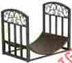 82631 Indoor Firewood Log Holder Rack Basket Bin Wood Fireplace Accessories Tools New 734422482631