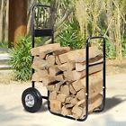 85704 Unbranded Firewood Log Cart Carrier Outdoor Or Indoor 711861885704