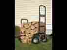 90490 Shelter Logic Shelterlogic New Wood Mover Hauler Fire Rack Caddy Cart Firewood Carrier Dolly