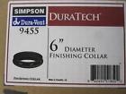 9455 Finishing Collar Simpson Durablack Dura Vent Wood Stove Fireplace 6 Black Part 662492518502