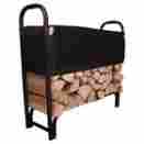 96301 Stark Firewood 4 Foot Log Rack Black With Top Cover