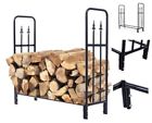 96767 Firewood Log Rack Black 731234396767