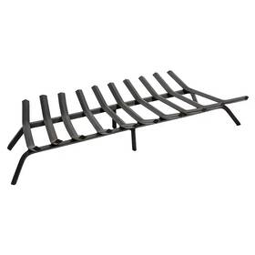 Achla Designs 313100981934 36 Inch L Black Sturdy Tapered Fireplace Grate For Logs