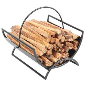Fwc-14 Achla Designs 8.5 Inch W Black Metropolis Fatwood Firewood Rack With 4 Lbs