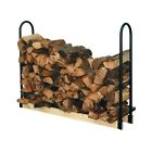 Adjustable Rooms Rack Warm Carrier Firewood Length Holder Wood Fireplace Log
