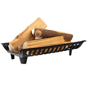 Agtek 975330473012 24 Inch Fireplace Log Grate Heavy Duty Solid Steel Fire Grates Wood Stove Chi