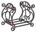 Ahl523 Dagan Industries Bronze Log Holder Wrought Iron 095192147350