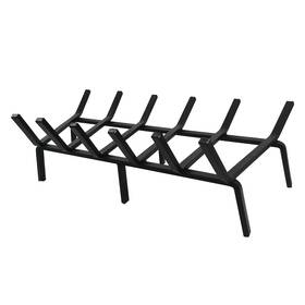 Blbz01 Ahuij Solid Thickened Heavy Duty Steel Fireplace Log Grates Indoor Chimney Hearth