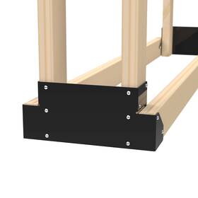 Aimco 680660018555 C2m Width Adjustable Outdoor Firewood Log Brackets Heavy Duty Cu