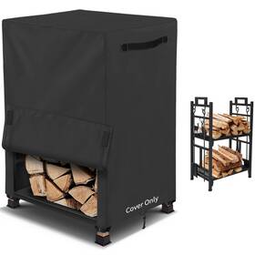 Xcp003-4 Akefit 2ft Firewood Racks Cover Heavy Duty Waterproof Outdoor Logs Holder Stand Cove