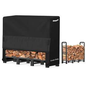 Xcp003-7 Akefit 4ft Firewood Racks Cover Heavy Duty Waterproof Outdoor Logs Holder Stand Cove