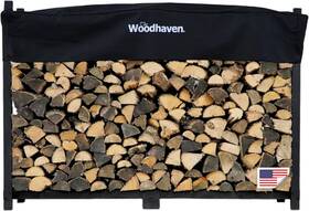 Alexander Mfg. 858089002961 Woodhaven 6 Foot Black - Heavy Duty Made In The Usa Outdoor Cord Firewood Stor