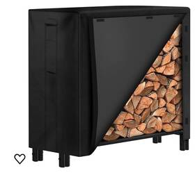 Et412 Amagabel 4ft Firewood Rack Cover Waterproof Fire Wood Storage Holder 48 Inch L 24 W 42h New