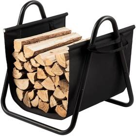 Amagabeli Garden & Home 895242605672 Fireplace Log Holder With Canvas Firewood Rack Indoor Tote Carrier Metal Wood