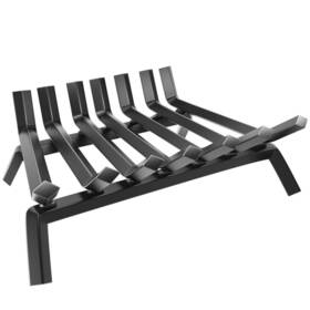 Amagabeli Garden & Home 895242607645 Fireplace Log Grate 30 Inch Wrought Iron Fire Place Grates Heavy Duty Solid S