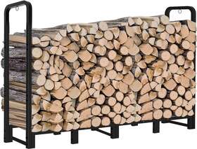 Abr-ofr-8ft1020 Artibear 8ft Outdoor Firewood Rack Upgraded Heavy Duty Logs Stand Stacker Holde
