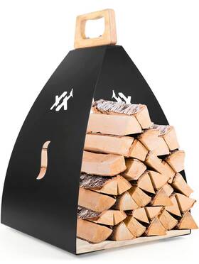 X004dglz25 Avoforest Firewood Carrier Heavy Duty Holder Large Outdoor/indoor Wood