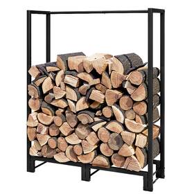 Azz1451 Azerpian 2.5ft Firewood Rack Holder Heavy Duty Logs For Outdoor Indoor Fireplace Metal