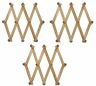 Azwr33 Alazco Set Of Accordion Style Wood Expandable Wall 788536263020
