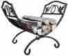 B63010sk Amagabeli Metal Rack Storage Organizer Holder Wood Fireplace Log Firewood Coated Winter 714367086866
