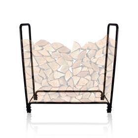 Backyard Expressions Patio Home Garden 681129000913 8ft Firewood Rack For Outdoor Heavy Duty Log Storage Hol
