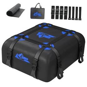 Batsuvcer Batsuvcerca001 Car Rooftop Cargo Carrier Bag 15 Cubic Feet 100% Waterproof Blue-15 Cu Ft