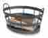Bin-02g Achla Shaker Log Bin Wrought Iron Holder New 719908327149