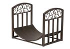 Bin Decor Log Brushed Rack Motif Wood Panacea Holder Bronze Storage Scrolls