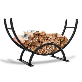 B11993 Birdrock Home Steel Log Rack