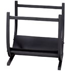 Blr-37729 Black Log Rack Fireplace Holder Storage Indoor Outdoor 645814437729