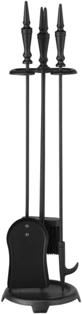 Brand Rocky Mountain Goods 027132856978 Fireplace Tool Set Wrought Iron Black 29 Inch - Long