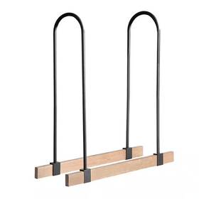 Branded 313048937901 Firewood Rack Kit Adjustable With 2-piece High-grade Steel Brackets